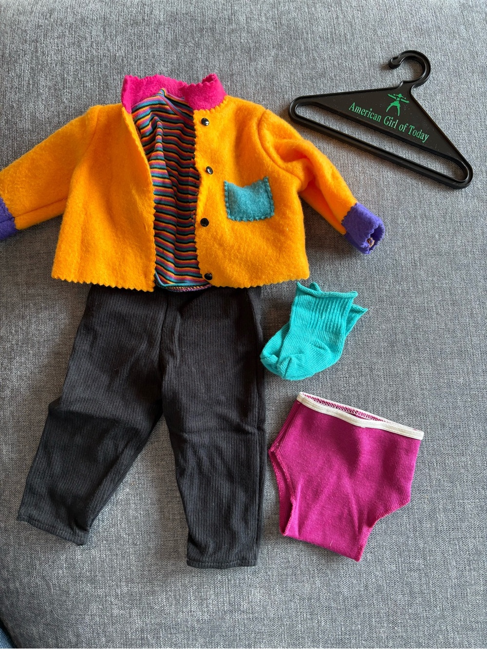 Vintage American Girl of Today 1996 First Day Outfit Complete Set + Original Han